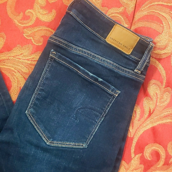 American Eagle high rise skinny Jeans size 2L - Picture 2 of 12